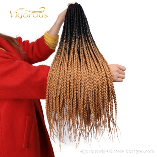 Hot Selling Darling Crochet Synthetic Machine Made Extension For Black Women Wigs Braiding Hair Wholesale